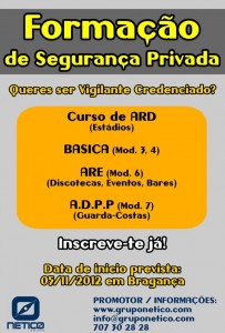 Formação de Segurança Privada