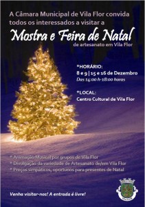 Mostra e Feira de Natal de artesanato em Vila Flor