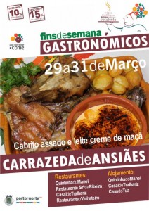 Fins de Semana Gastronómicos - Carrazeda de Ansiães