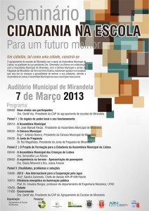 Seminário: Cidadania na Escola - Mirandela