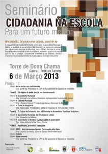 Seminário: Cidadania na Escola - Torre de Dona Chama