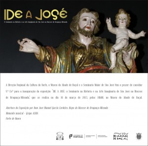 Convite - Exposição Ide a José - Museu do Abade de Baçal