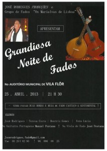Grandiosa Noite de Fados - Vila Flor