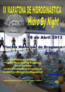 IX Maratona Hidroginástica Hidro By Night - Bragança 2013