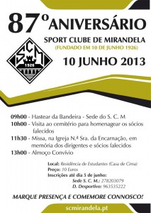 87º Aniversário do Sport Clube de Mirandela