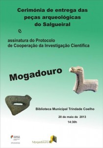 Cerimónia de entrega das peças arqueológicas do Salgueiral - Mogadouro