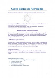 Curso Básico de Astrologia - pág 1