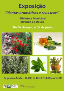Exposição "Plantas aromáticas e seus usos" - Miranda do Douro