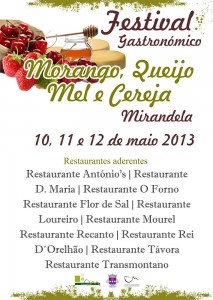 Festival Gastronómico - Morango, Queijo, Mel e Cereja - Mirandela