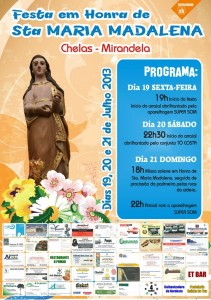 Festa em honra de Stª Maria Madalena - Mirandela