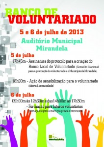 Banco de Voluntariado - Mirandela