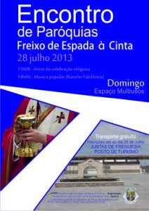 Participe no Encontro de Paróquias - Freixo de Espada à Cinta
