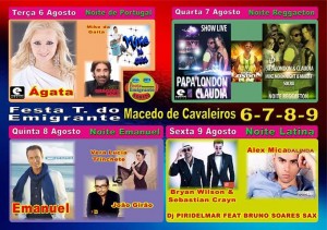Participe no Festa Transmontana Emigrante - Macedo de Cavaleiros