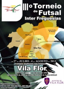 Participe no IIIº Torneio de Futsal Inter Freguesias - Vila Flor