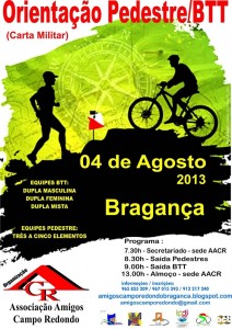 Participe no Orientação Pedestre/BTT - Bragança