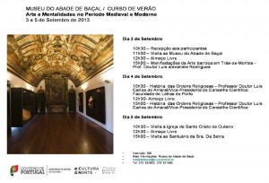 Participe no Museu do Abade de Baçal / Curso de Verão - Bragança
