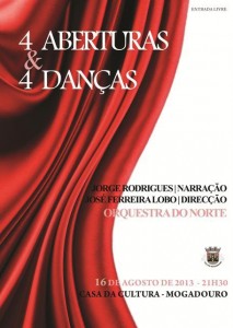 Participe no Orquestra do Norte - 4 Aberturas e 4 Danças - Mogadouro