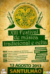 Participe no XIII Festival de música tradicional e celta - Santulhão - Vimioso