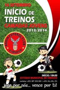 Participe no Início de Treinos Camadas Jovens - Águia Futebol Club - Vimioso