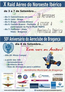 Participe no X Raid Aéreo do Noroeste Ibérico - Aeroclube de Bragança