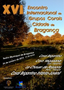 Participe no XVI Encontro Internacional de Grupos Corais Cidade de Bragança
