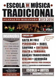 Participe na Escola de Música Tradicional Planalto Mirandês - Miranda do Douro