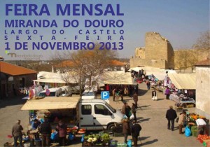 Participe na Feira Mensal - Largo do Castelo - Miranda do Douro