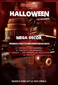 Participe na Festa Halloween - Coffee Bar Bus - Bragança