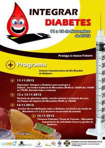 Participe na Semana Comemorativa do dia Mundial da Diabetes - Mirandela