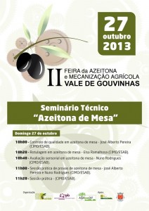 Participe no Seminário Técnico "Azeitona de Mesa" - Vale de Gouvinhas - Mirandela