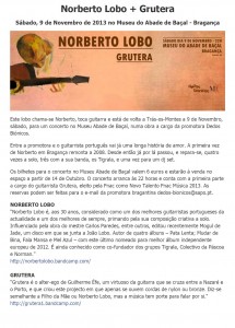 Participe no Norberto Lobo Grutera - Museu do Abade de Baçal - Bragança