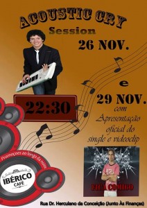 Participe no Acoustic Cry Session - Ibérico Café