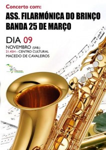 Participe no Concerto com Bandas do concelho 2013 - Macedo de Cavaleiros