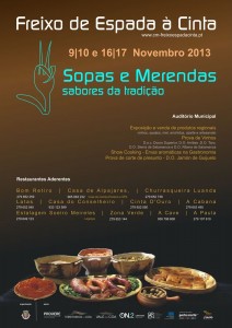 Participe no Sopas e Merendas - Sabores da tradição - Freixo de Espada à Cinta