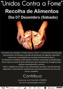 Participe no "Unidos Contra a Fome" - Miranda do Douro