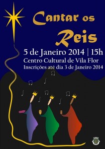 Participe no XX Gala Cantar os Reis 2014 - Vila Flor