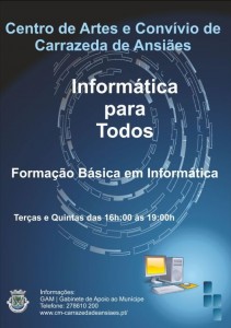Participe no Centro de Artes e Convívio de Carrazeda de Ansiães