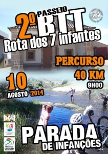 Participe no 2º Passeio BTT - Rotas dos 7 infantes - Parada de Infanções - Bragança