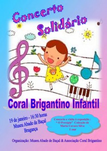 Participe no Concerto Solidário do Coral Brigantino Infantil - Museu do Abade de Baçal - Bragança