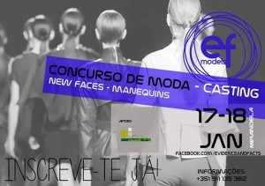 Participe no Concurso de Moda - Casting - New Faces - Manequins - Mirandela