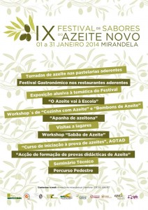 Participe no IX Festival de Sabores do Azeite Novo - Mirandela