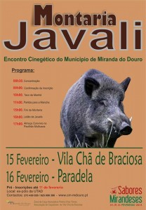 Participe na Montaria Javali - Encontro Cinegético do Município de Miranda do Douro