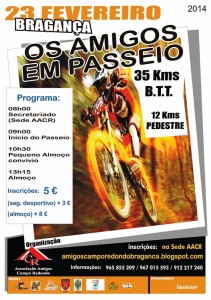 Participe nos Os Amigos em Passeio - BTT - Bragança