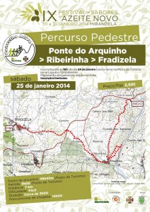Participe no Percurso Pedestre - Ponte do Arquinho - Ribeirinha - Fradizela - Mirandela