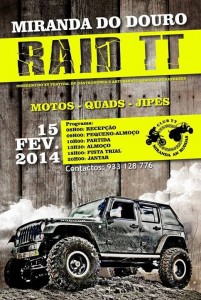 Particpe no Raid TT - Motos-Quads-Jipes - Miranda do Douro