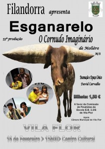 Participe no Teatro: "Esganarelo, o Cornudo Imaginário", de Molière - Vila Flor