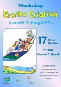 Participe no Workshop Escrita Criativa - Macedo de Cavaleiros