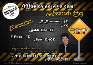 Participe no Apresentação da música e videoclip "No silêncio da noite" - Bragança