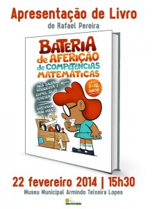 Participe no Apresentação do Livro - Bateria de Aferição de Competências Matemáticas - Mirandela