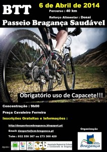 Participe no BTT Passeio Bragança Saudável